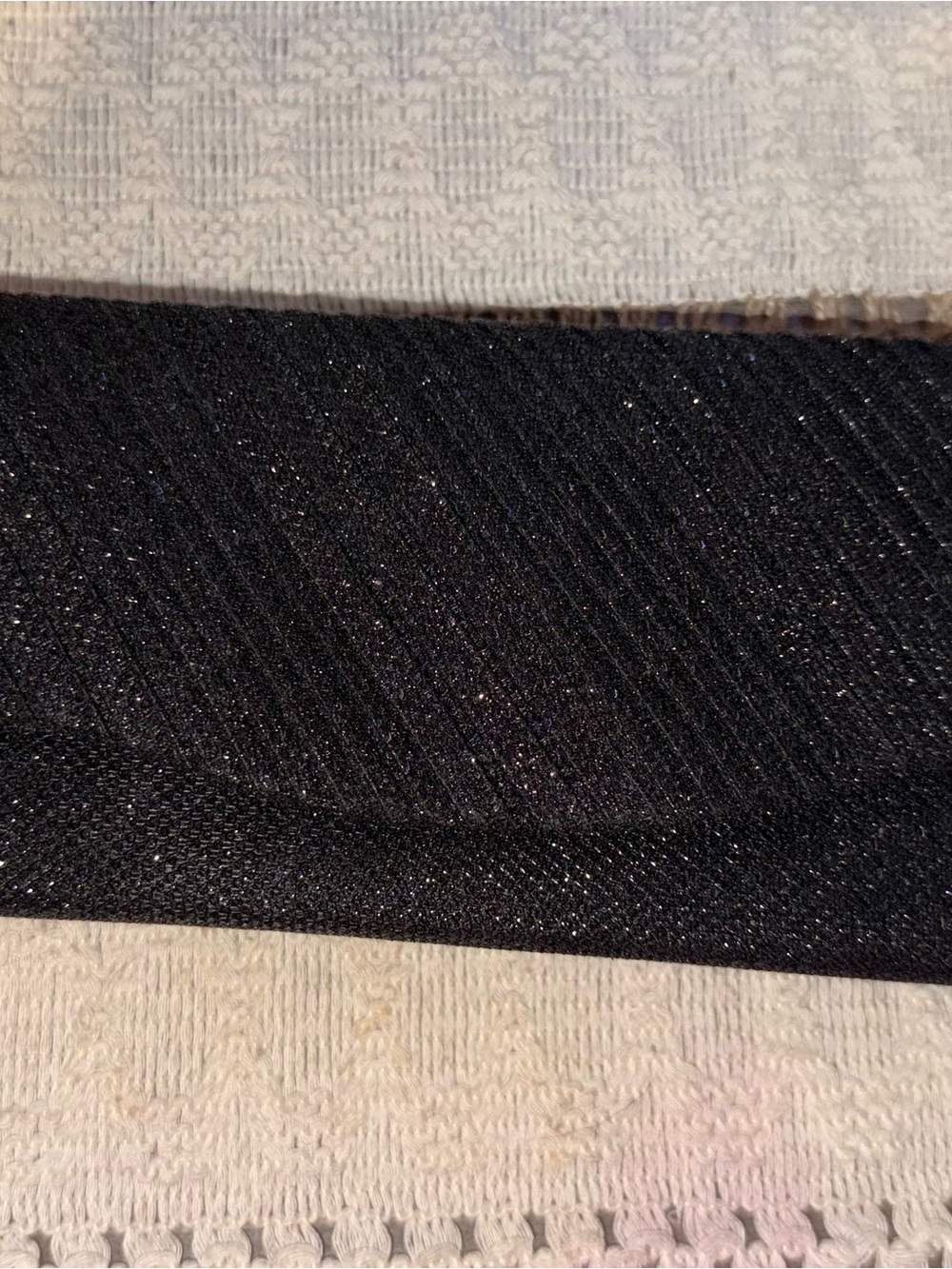 Black Sparkle Wristlet Clutch
